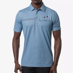Travis Mathew Blue Men's Polo/golf Shirt size M